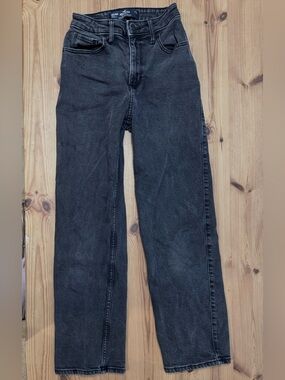 Hollister Women’s Ultra High-Rise Dad Jeans - Charcoal Black